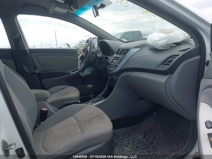2013 Hyundai Accent Gls/Gs VIN: KMHCT4AE4DU297242 Lot: 12645505