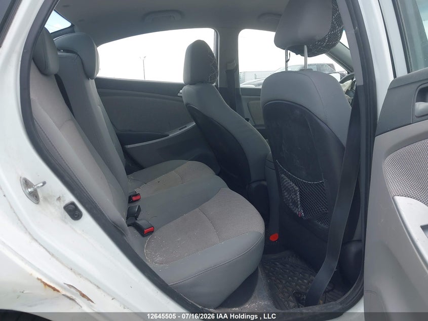 2013 Hyundai Accent Gls/Gs VIN: KMHCT4AE4DU297242 Lot: 12645505