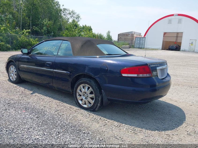 2004 CHRYSLER SEBRING CABRIO 2.7L V6 FI DOHC F