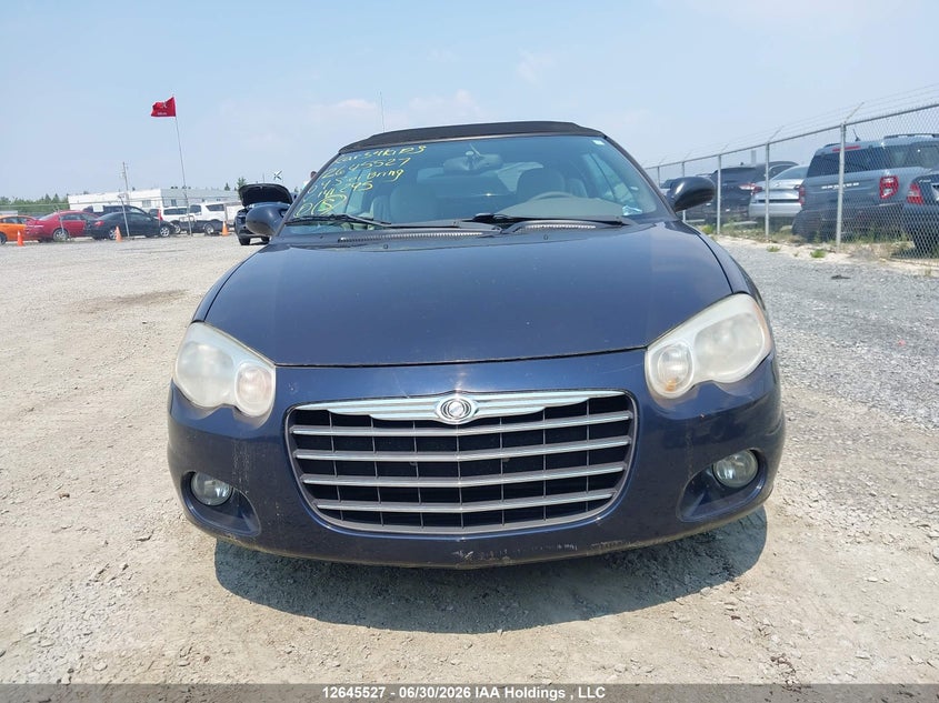 2004 CHRYSLER SEBRING CABRIO 2.7L V6 FI DOHC F