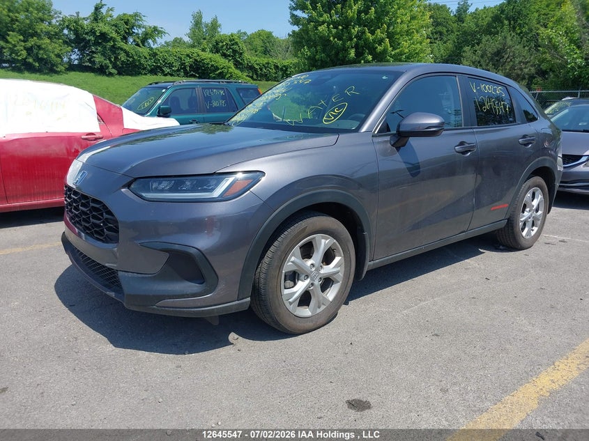 2024 Honda Hr-V Lx-B, Затопление, IAAI, VIN 3CZRZ1H33RM100275 — фото 2