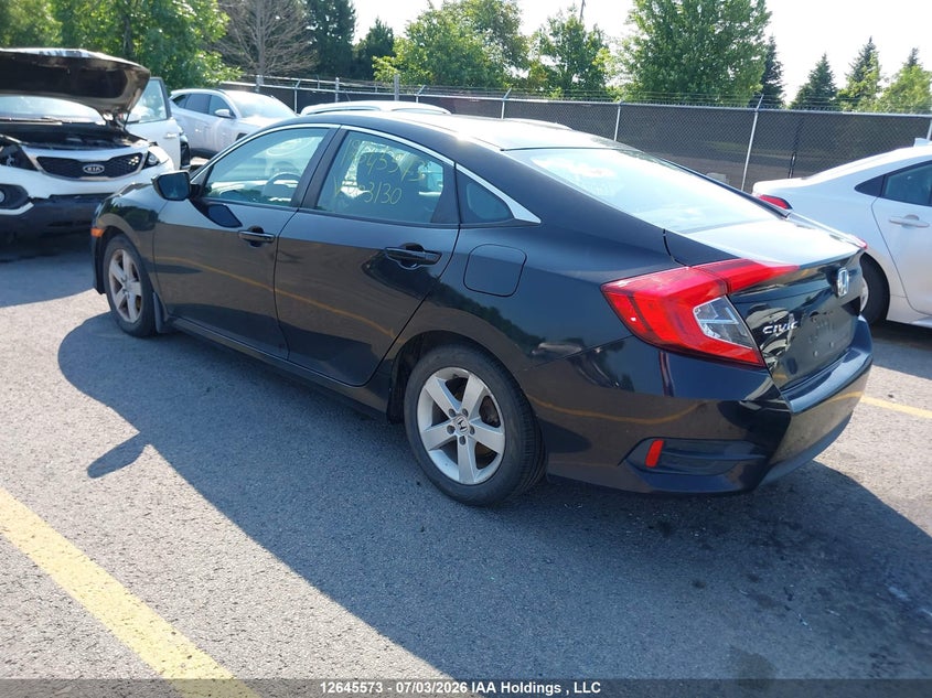 Vin: 2hgfc2f55gh003130, lot: 3046847, honda civic 20163