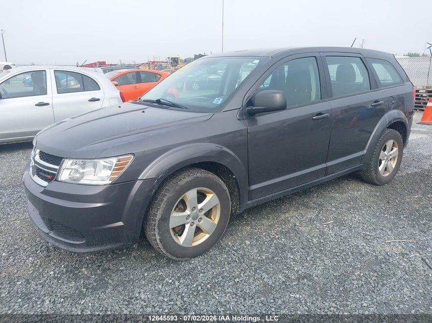 2014 Dodge Journey, Удар сзади, IAAI, VIN 3C4PDCAB6ET197528 — фото 2