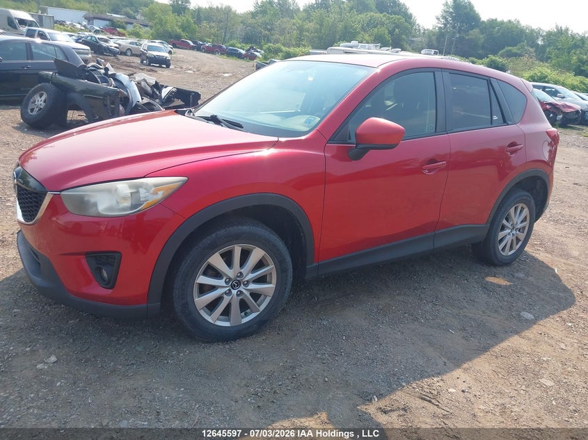 2015 Mazda CX-5, Rear, IAAI, VIN JM3KE4CY4F0443416 — photo 2