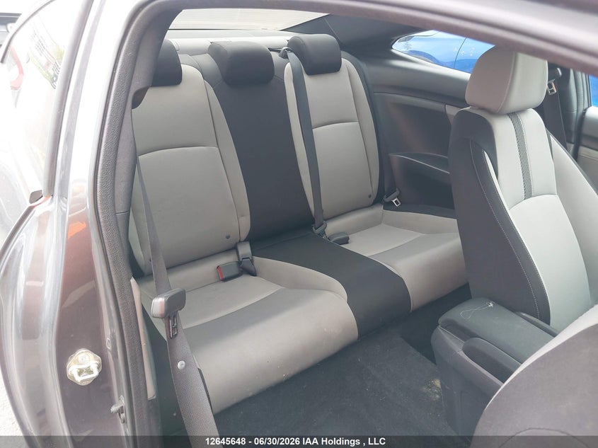 2016 HONDA CIVIC COUPE 1.5L I-4 DI, DOHC, VVT, TURBO, 174HP