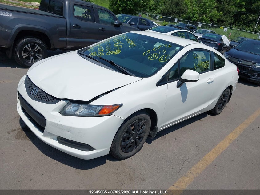 2012 Honda Civic, Rear, IAAI, VIN 2HGFG3B43CH011065 — photo 2