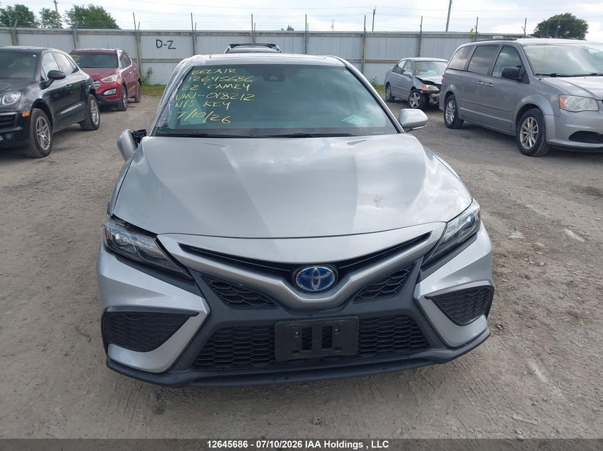 2022 Toyota Camry VIN: 4T1B21HK1NU018212 Lot: 12645686
