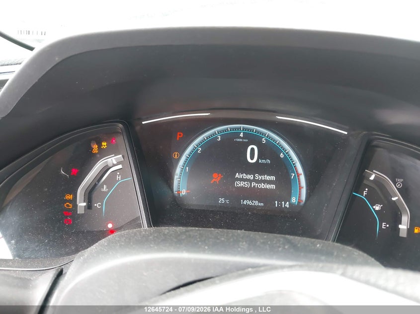 2017 HONDA CIVIC SEDAN 2.0L I-4 DOHC, VVT, 158HP