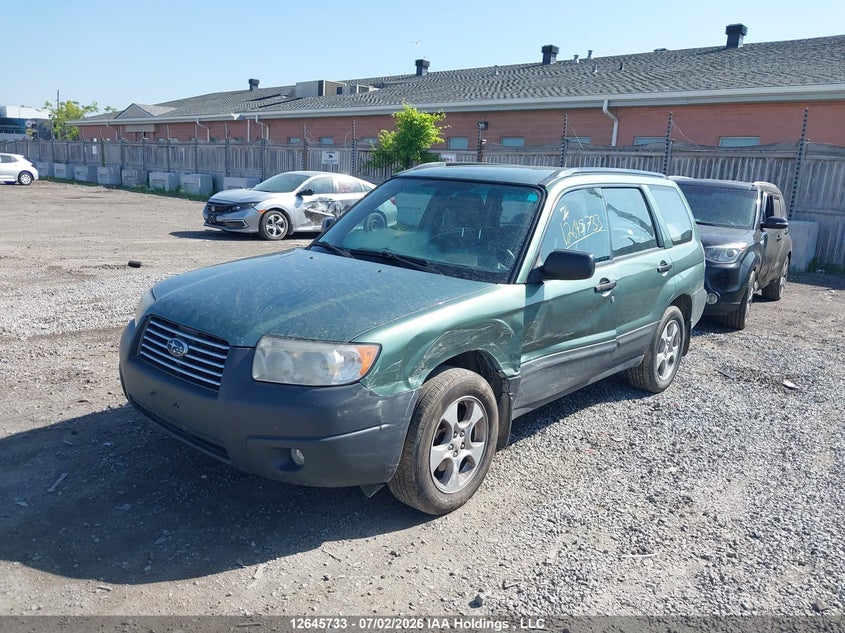 2007 Subaru Forester, Левый бок, IAAI, VIN JF1SG636X7H704196 — фото 2