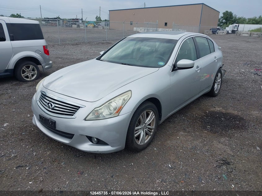 2011 Infiniti G, Rear, IAAI, VIN JN1DV6AR1BM654152 — photo 2