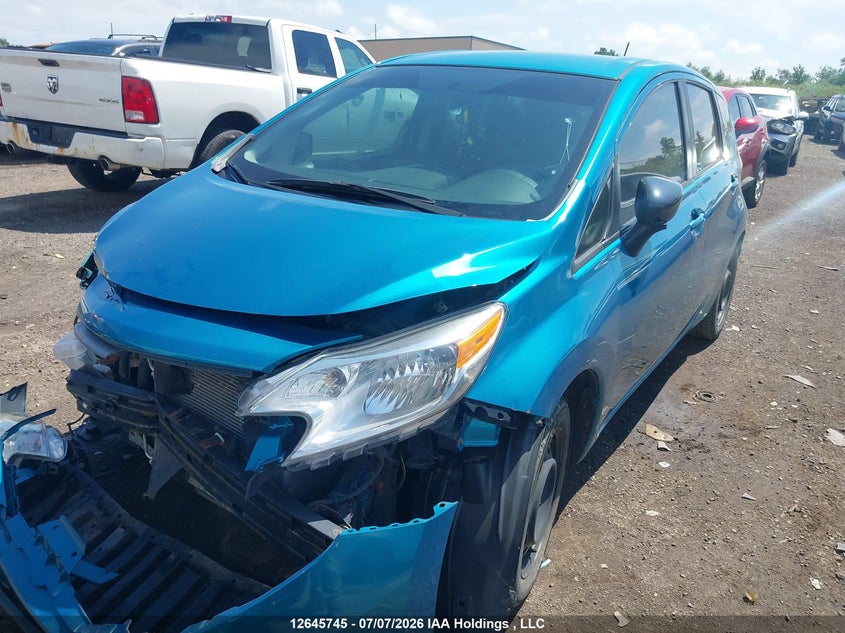2016 Nissan Versa, Front, IAAI, VIN 3N1CE2CP2GL357215 — photo 2