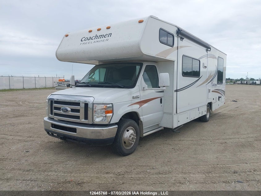 2013 Ford Econoline, Rear, IAAI, VIN 1FDXE4FS0DDA30688 — photo 2