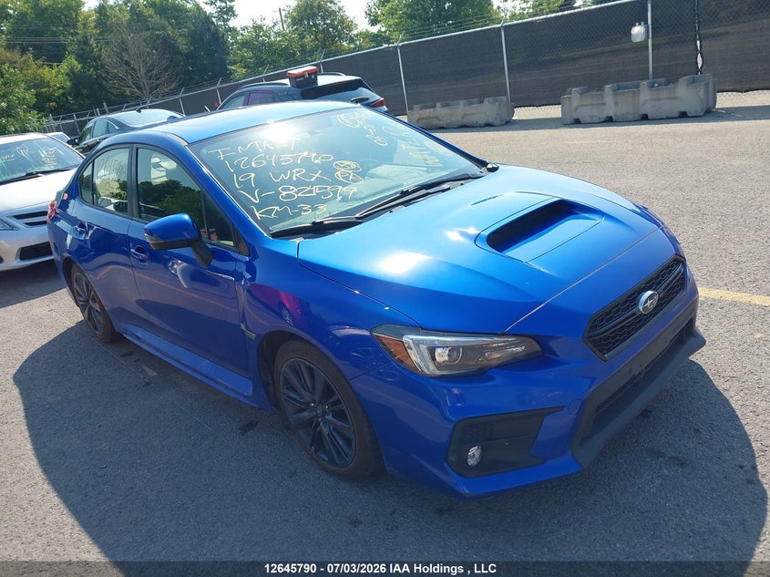 Vin: jf1va1d66k8824599, lot: 3047087, subaru wrx sport 2019 img_1
