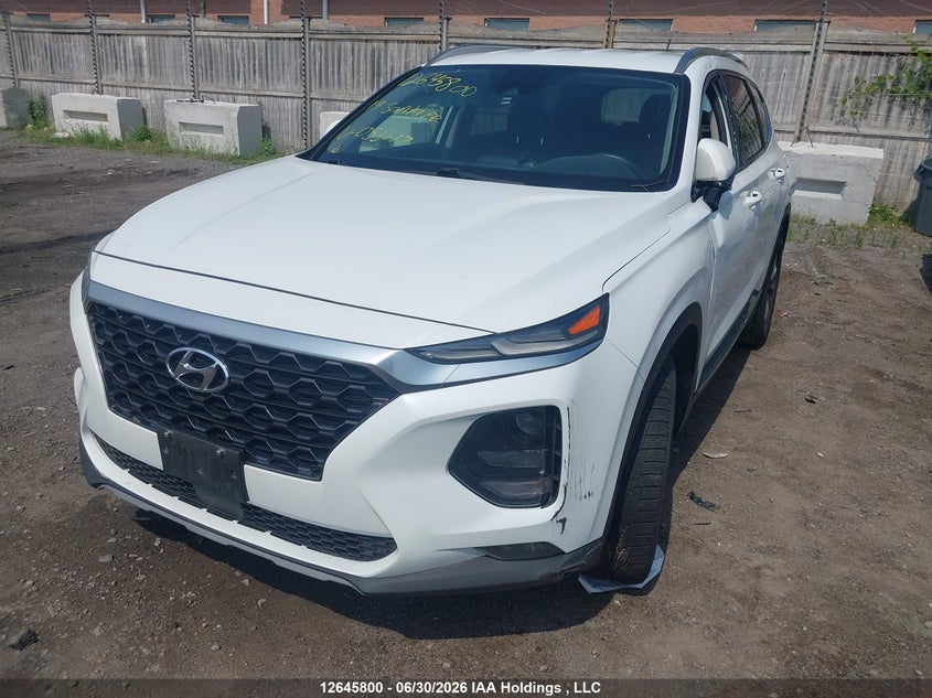 2019 Hyundai Santa Fe, Front, IAAI, VIN 5NMS2CAD4KH053017 — photo 2
