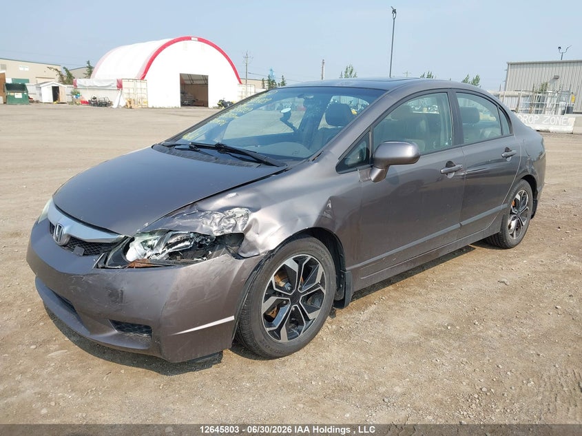 2010 Honda Civic, Front, IAAI, VIN 2HGFA1F09AH036109 — photo 2