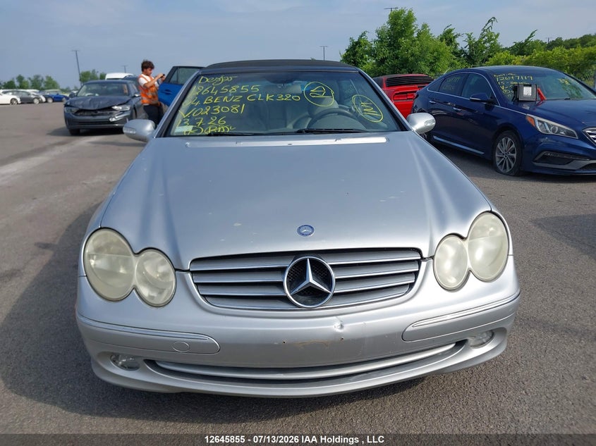2004 Mercedes-Benz Clk 320 VIN: WDBTK65G34T023081 Lot: 12645855