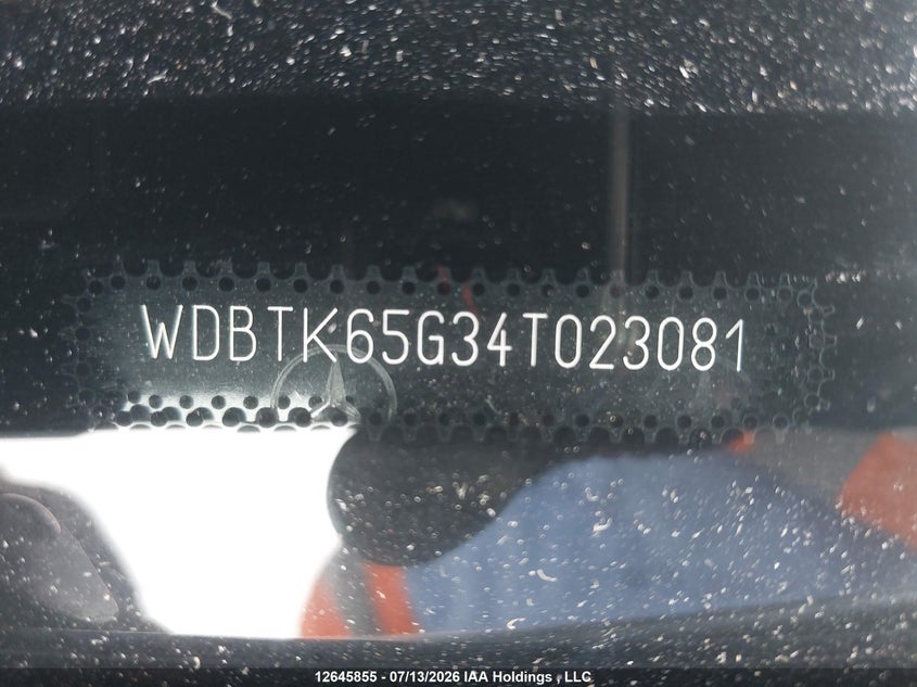 2004 Mercedes-Benz Clk 320 VIN: WDBTK65G34T023081 Lot: 12645855