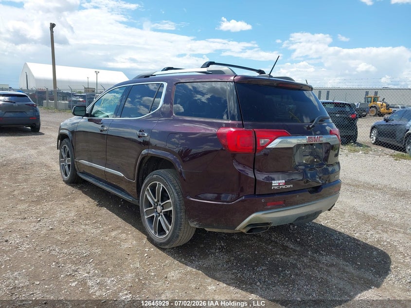 Vin: 1gkknxls4jz141459, lot: 3047227, gmc acadia denali 20183