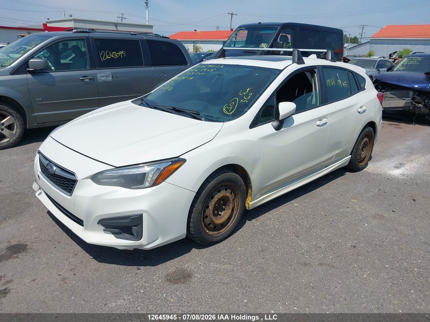 2018 Subaru Impreza, Interior Fire, IAAI, VIN 4S3GTAF65J1709204 — photo 2
