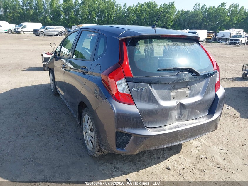 Vin: 3hggk5h57fm103638, lot: 3047244, honda fit lx 20153