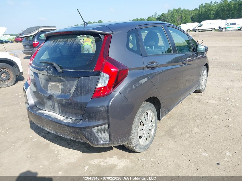 Vin: 3hggk5h57fm103638, lot: 3047244, honda fit lx 20154