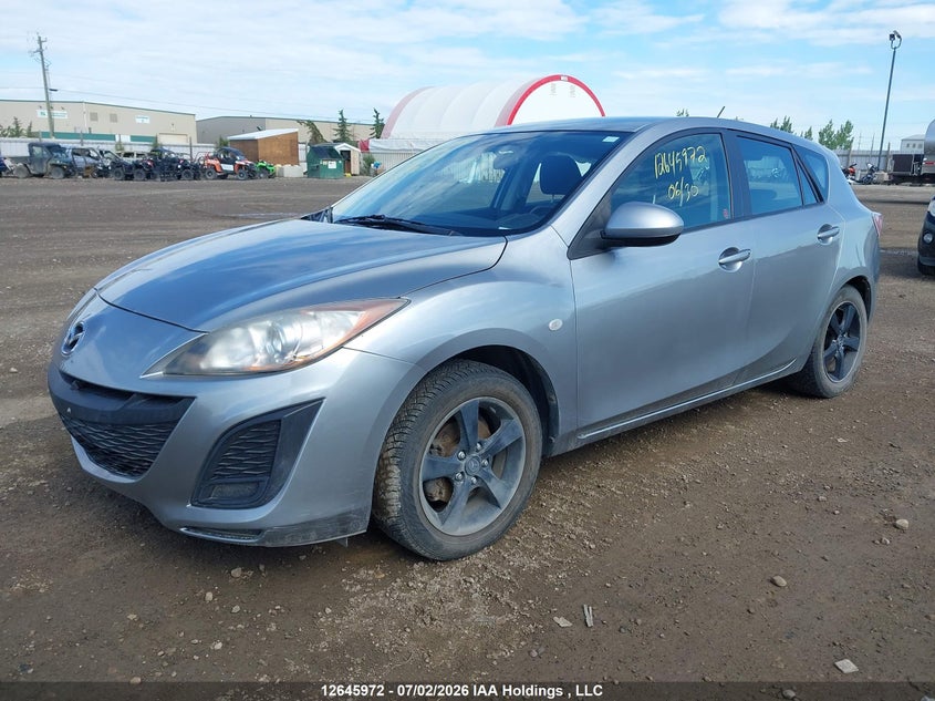 2010 Mazda 3, Правый зад, IAAI, VIN JM1BL1HF7A1263774 — фото 2