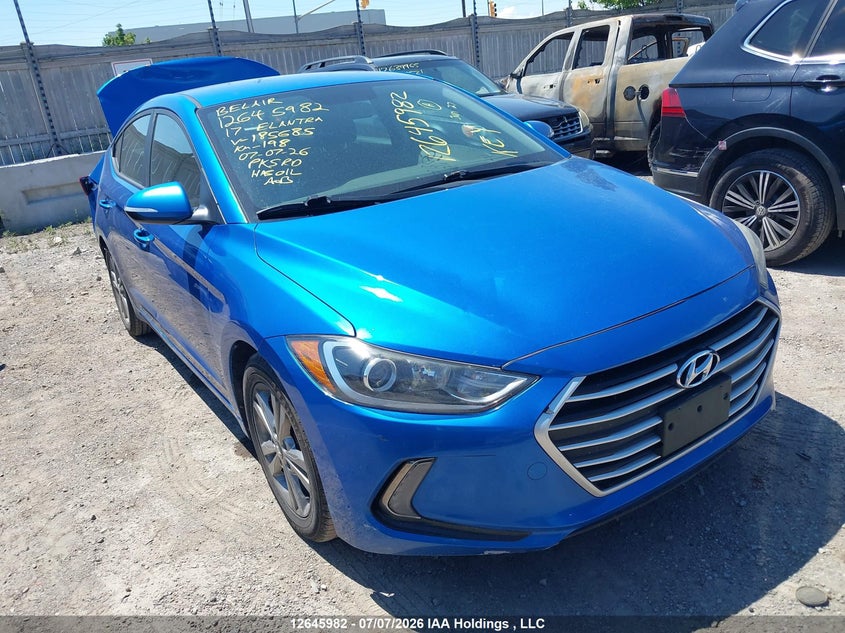 Vin: kmhd84lf2hu185685, lot: 3047280, hyundai elantra 2017 img_1