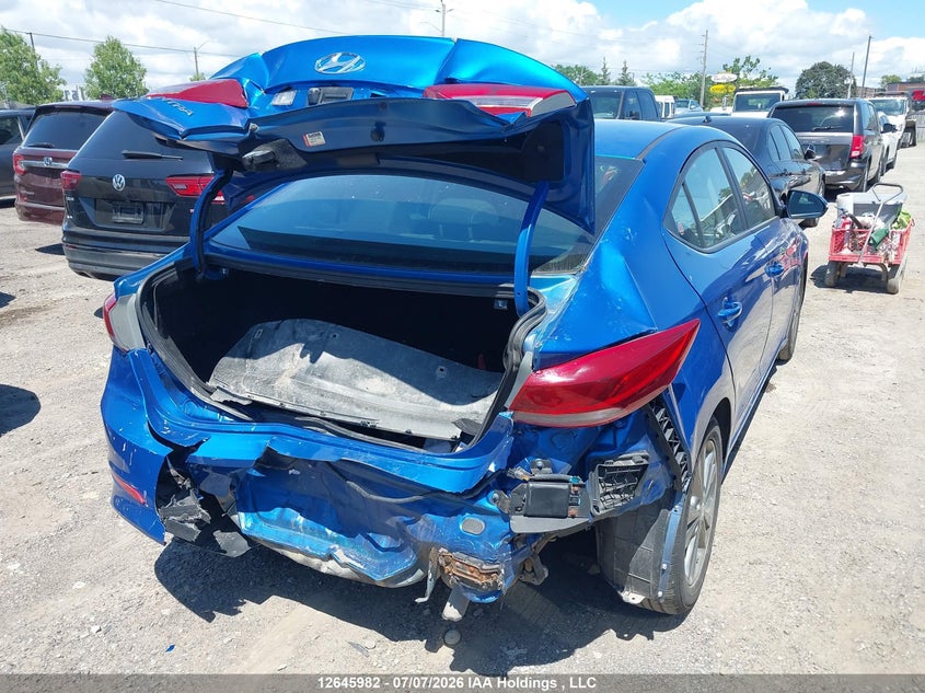 Vin: kmhd84lf2hu185685, lot: 3047280, hyundai elantra 20174