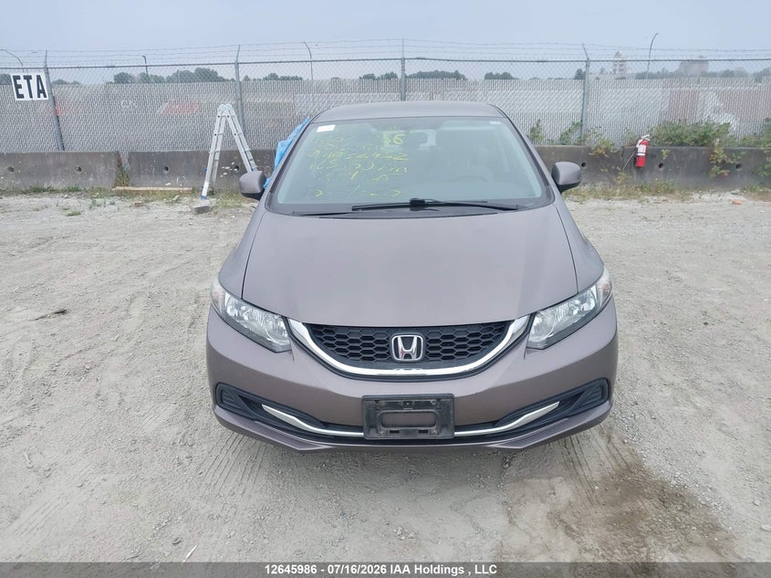 2013 HONDA CIVIC SEDAN 1.8L I-4 VVT, 140HP