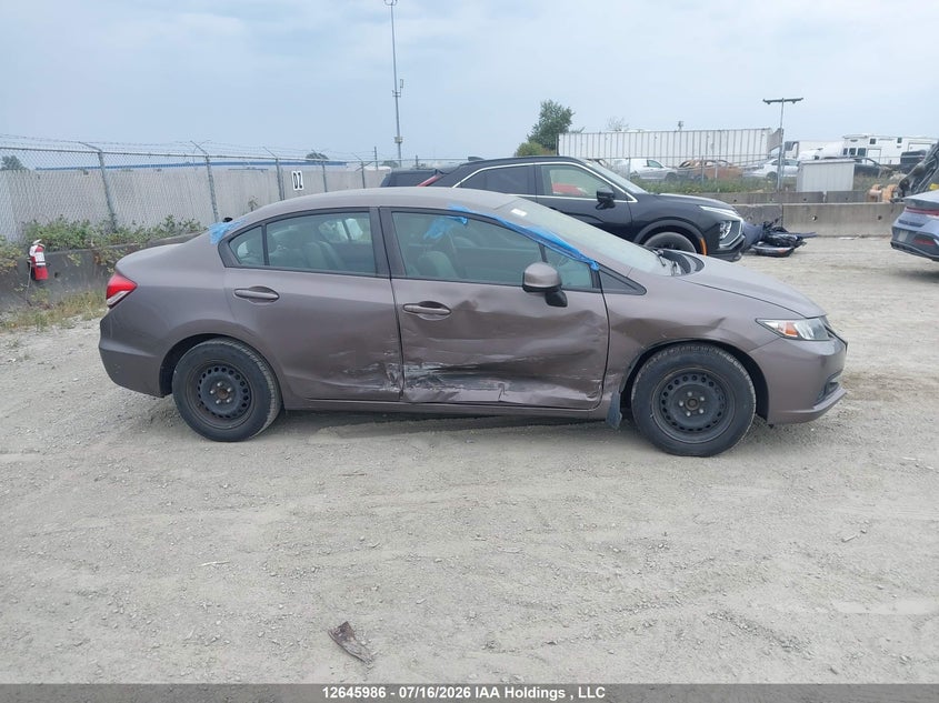 2013 HONDA CIVIC SEDAN 1.8L I-4 VVT, 140HP