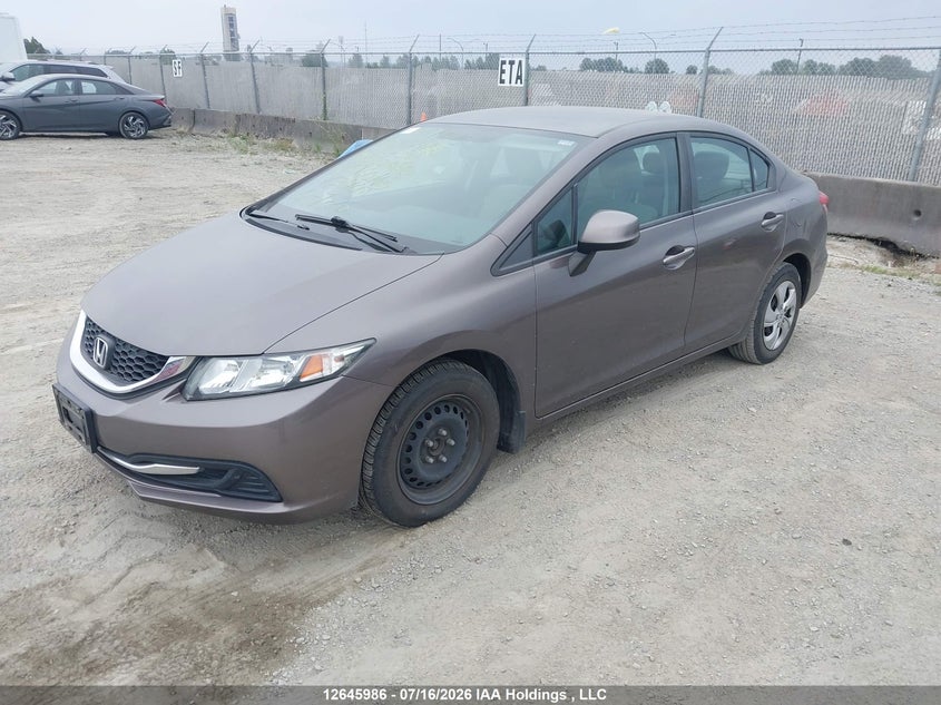 2013 HONDA CIVIC SEDAN 1.8L I-4 VVT, 140HP