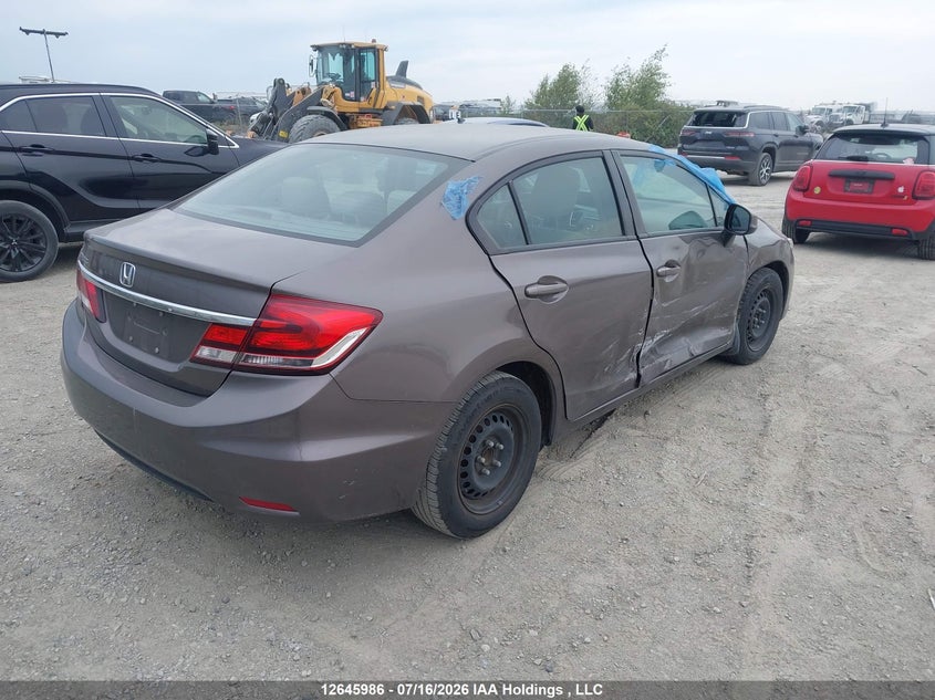 2013 HONDA CIVIC SEDAN 1.8L I-4 VVT, 140HP