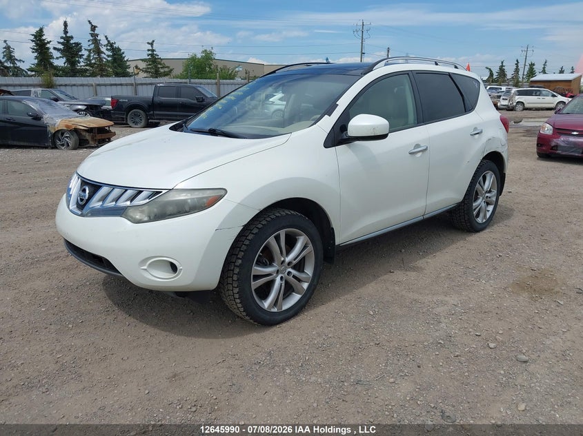 2009 Nissan Murano Le, Лівий зад, IAAI, VIN JN8AZ18W19W147810 — фото 2