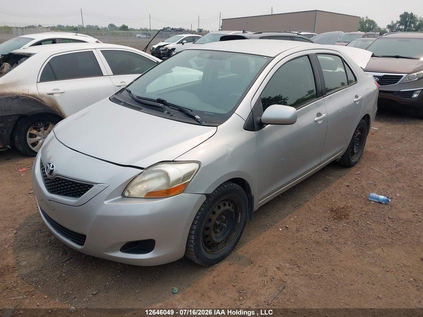 2009 Toyota Yaris, Rear, IAAI, VIN JTDBT923991325832 — photo 2