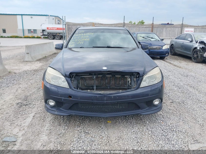 2010 Mercedes-Benz C 300 4Matic VIN: WDDGF8BBXAF502366 Lot: 12646054