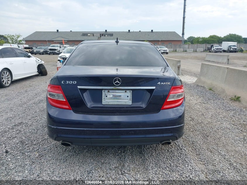 2010 Mercedes-Benz C 300 4Matic VIN: WDDGF8BBXAF502366 Lot: 12646054
