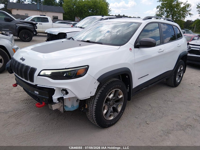 2019 Jeep Cherokee, Front, IAAI, VIN 1C4PJMBX0KD276929 — photo 2