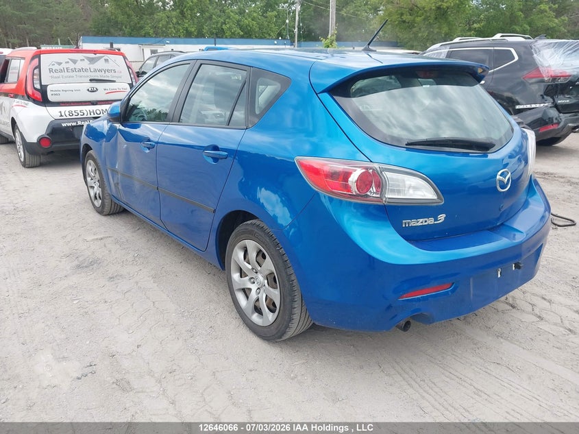 Vin: jm1bl1kf2d1825769, lot: 3047374, mazda 3 i 20133