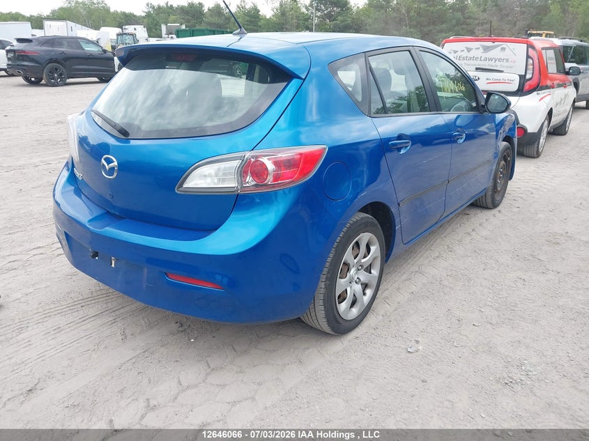 Vin: jm1bl1kf2d1825769, lot: 3047374, mazda 3 i 20134