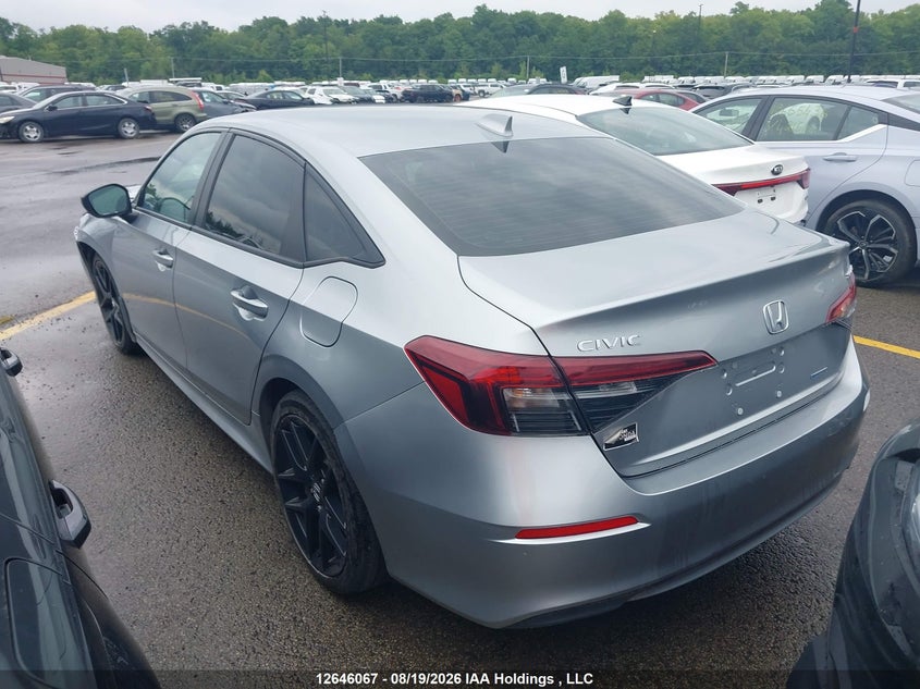 Vin: 2hgfe4f88sh017404, lot: 3047375, honda civic sport hybrid/sport touring hybrid 20253