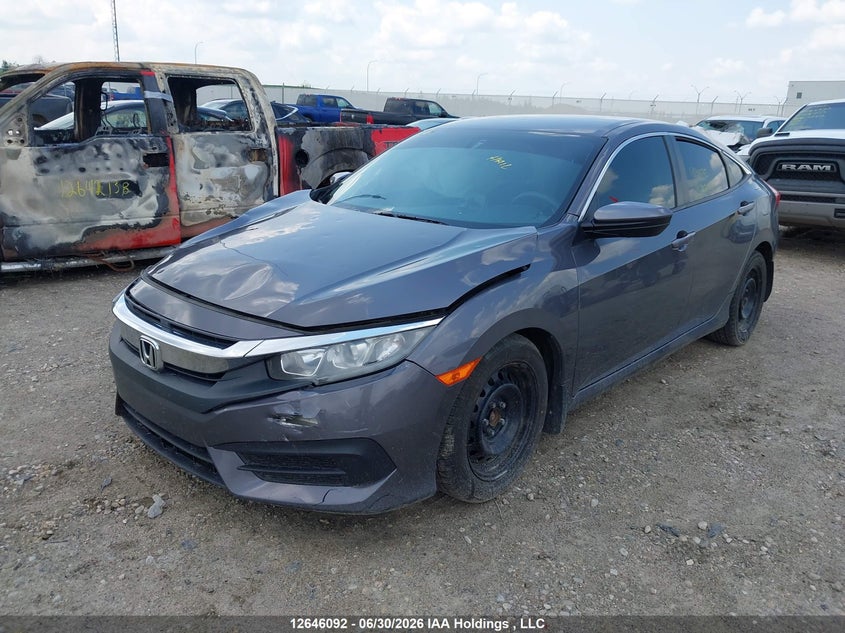 2017 Honda Civic, Град, IAAI, VIN 2HGFC2F50HH027174 — фото 2