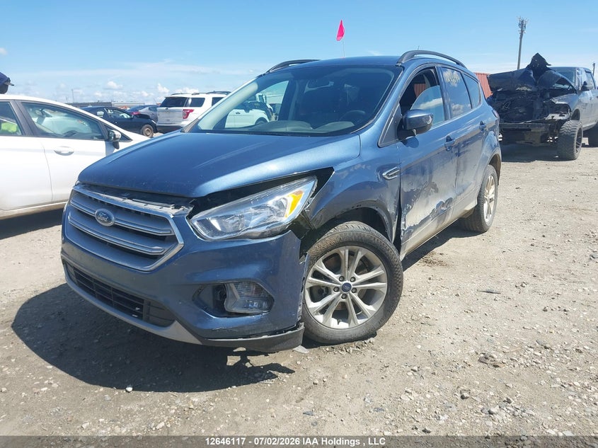 2018 Ford Escape, Левый перёд, IAAI, VIN 1FMCU9GD2JUB91179 — фото 2