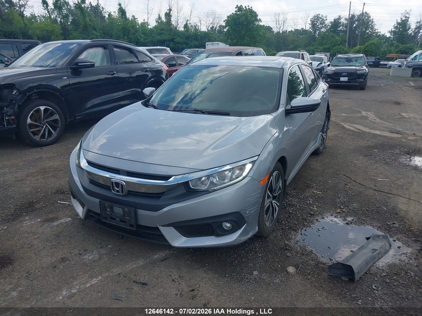 Vin: 2hgfc1f45hh109001, lot: 3047451, honda civic ex 20172