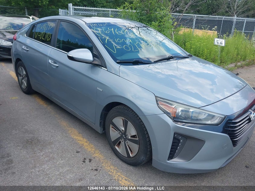 Vin: kmhc85lc0hu021763, lot: 3047452, hyundai ioniq hybrid se 2017 img_1