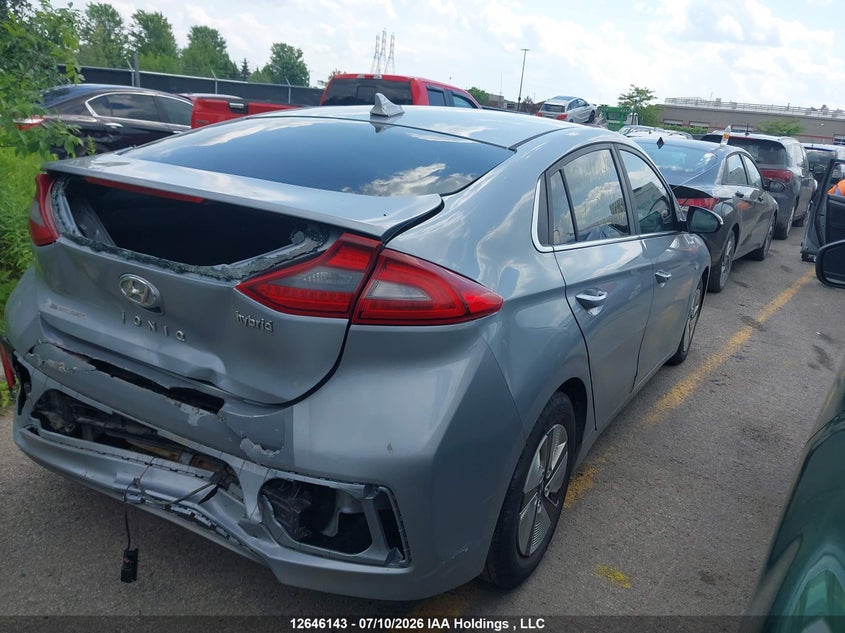 Vin: kmhc85lc0hu021763, lot: 3047452, hyundai ioniq hybrid se 20174