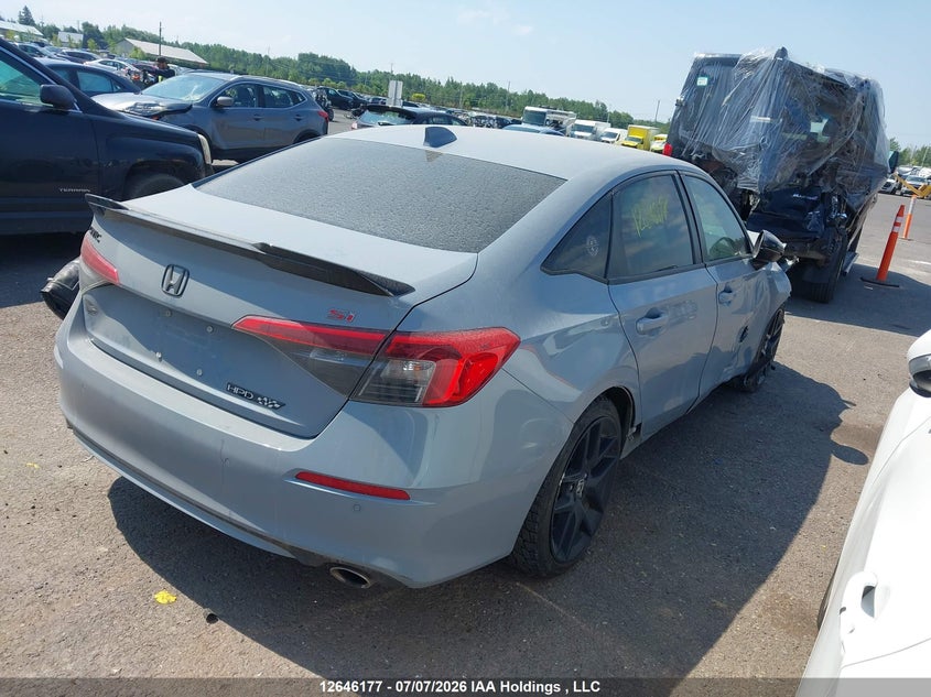 Vin: 2hgfe1e52nh080394, lot: 3047486, honda civic si si 20224