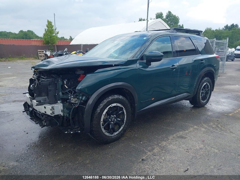 2025 Nissan Pathfinder, Front, IAAI, VIN 5N1DR3BE7SC210741 — photo 2