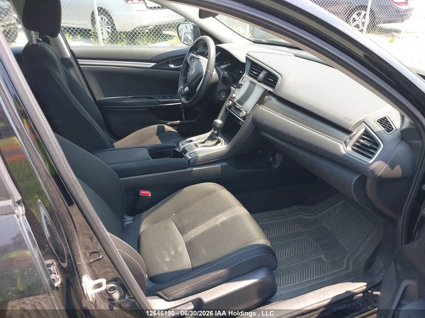 2019 HONDA CIVIC SEDAN 2.0L I-4 DOHC, VVT, 158HP