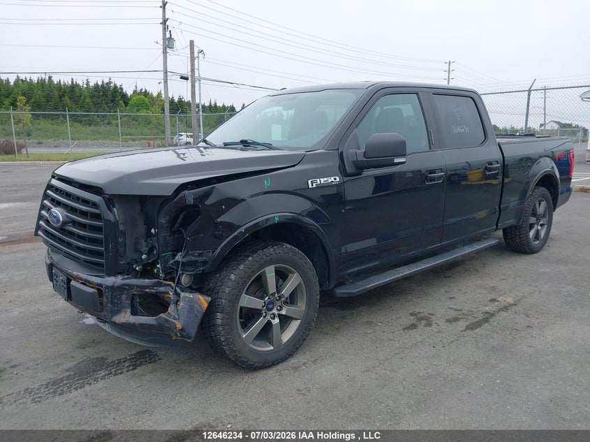 2016 Ford F-150, Front, IAAI, VIN 1FTFW1EF7GFA25626 — photo 2