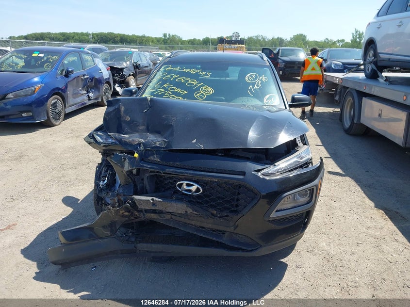 2021 Hyundai Kona Se VIN: KM8K1CAA2MU715001 Lot: 12646284